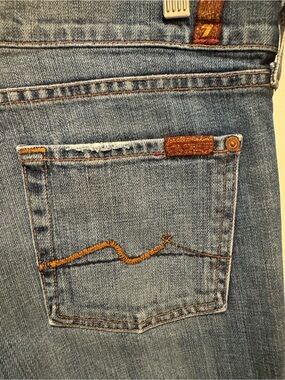7FAMK BOOTCUT Designer For All Man Kind Vintage Y2K 30 Jeans